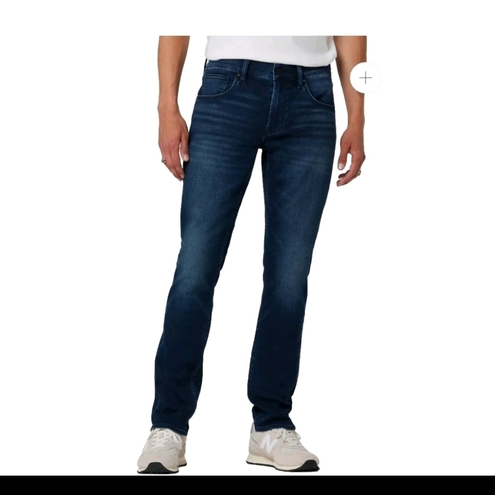 Hudson Mens Dark Wash Blake Slim Straight Premium Designer Denim Jean 31